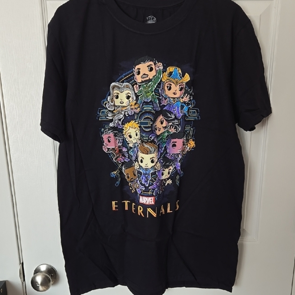 Marvel Eternals Black Graphic Tee